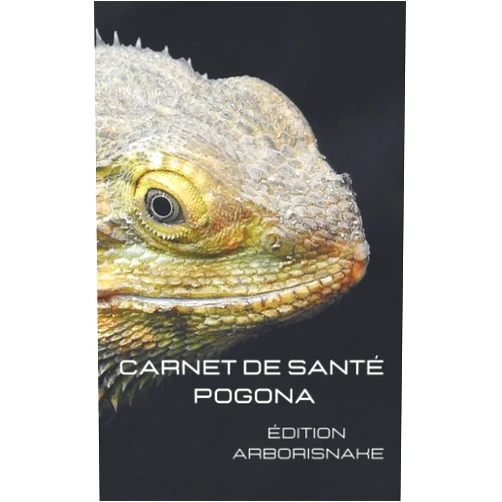 Arborisnake édition carnet de santé pogona: 200 pages à remplir, nourrissage, pesée, taille, reproductions, mue, élevage (French Edition)