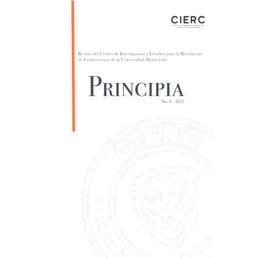 Spanish Edition by Centro de Investigación y Estudios para la Resolución de Controversias (Author), Mélanie Riofrío Piché (Author), Crina Baltag (Author), José Pedro Barnola (Author), Carol Jiménez López (Author), Diego Thomás Castagnino (Author), Jorge Hernán Gil Echeverry (Author), José Gregorio Torrealba (Author), Magdalena Maninat Lizarraga (Editor) & 8 more Principia No. 6 – 2022: Revista del Centro de Investigación y Estudios para la Resolución de Controversias de la Universidad Monteávila (Spanish Edition)
