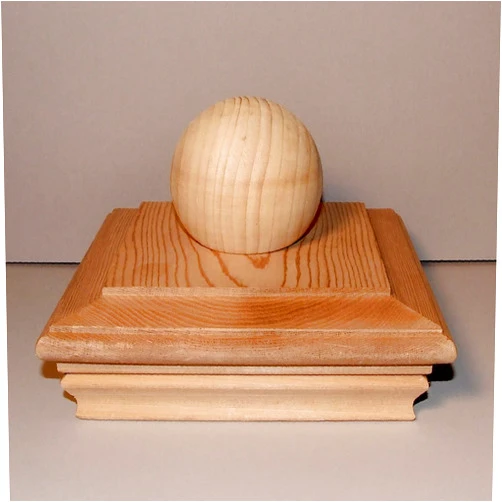 CAPITOL CITY LUMBER 6x6 Newport Ball Post Cap