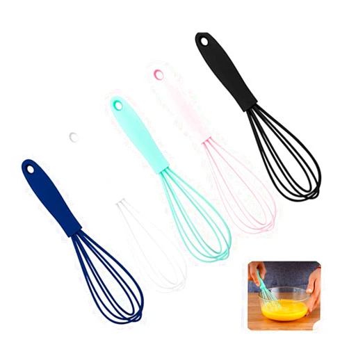 LAPXSNZD Silicone Whisk -5 Pcs Colorful Kitchen Mini Silicone Whisks,Whisk Set Egg Beater for Blending Whisking Beating Stirring Cooking Baking