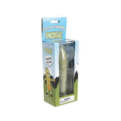 Accoutrements Archie McPhee Yodeling Pickle: A Musical Toy, Fun for All Ages, Great Gift, Hours of Mindless Entertainment, Multi-colored