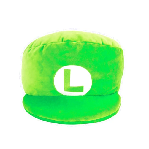 Club Mocchi Mocchi Club Mocchi-Mocchi- Nintendo Super Mario Mega Luigi Hat Plush Stuffed Toy