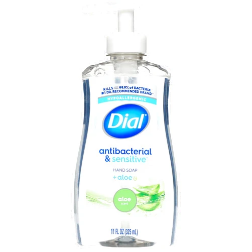Dial, Liquid Hand Soap Antibacterial Aloe, 11 Fl Oz
