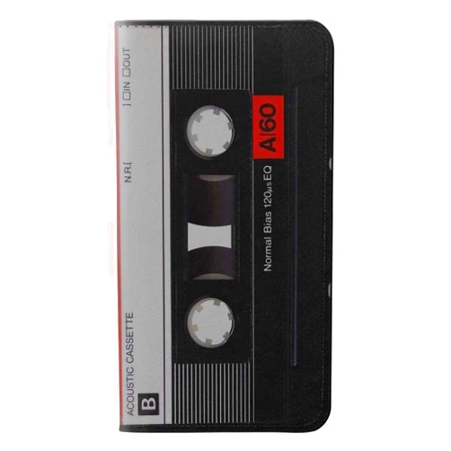 JJ Phone Case RW3516 Vintage Cassette Tape PU Leather Flip Case Cover for Samsung Galaxy S20 FE