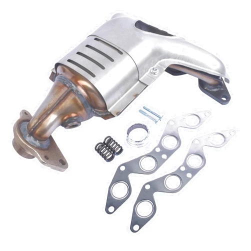 Weonefit Exhaust Manifold w/Catalytic Converter Replacement for Honda Civic 4 cylinder 1.7L 2001-2005 18160-PLM-A50 18160-PLM-A00 674-608