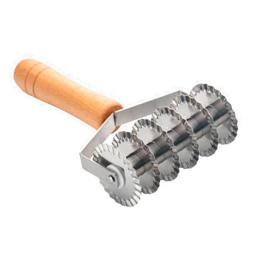 UPKOCH Stainless Steel Noodle Lattice Cutter Pastry Tool Pastry Wheel Diy Crust Cutter Pie Dough Lattice Cutter Panetonne Metal Cutter Stainless Steel Cutter Wood Bread Italy