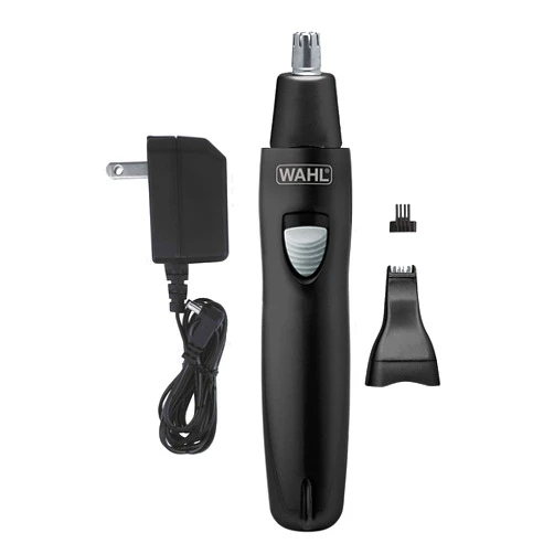 Wahl Groomsman Rechargeable Precision Trimmer for Hygienic Grooming with Rinsable, Interchangeable Heads for Eyebrows, Neckline, Nose, Ears, & Other Detailing - Model 3023284