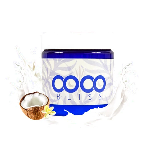 Coco Bliss Natural Coconut Oil Lubricant, Intimate Moisturizer, Lube for Him and Her, Personal Massage Oil, Silky Smooth Moisturizer with Vanilla Extract and Almond Oil, 4/8 Fl Oz
