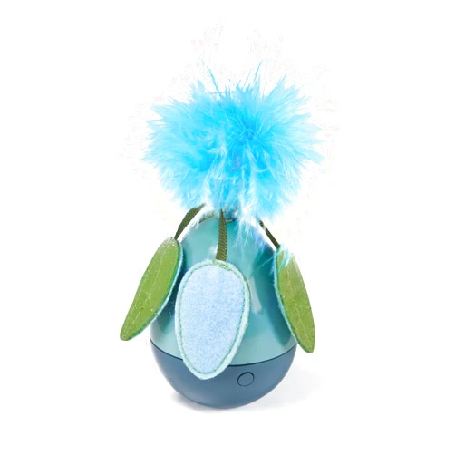 Petlinks Dizzy Thing Spinning Electronic Motion Cat Toy, Battery Powered - Blue, One Size