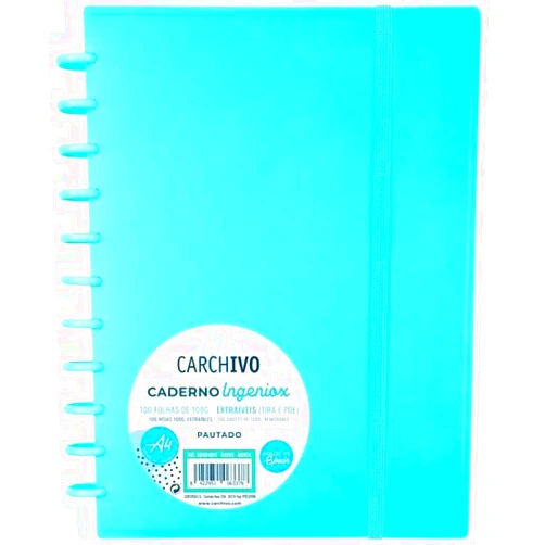 Carchivo ingeniox notebook A4 100 sheets ruled mint