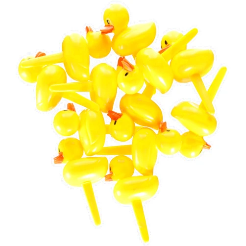 A1 Bakery Supplies Yellow Duck Ducky Duckie Cupcake Picks Cake Topper Decorations (48-Pack)