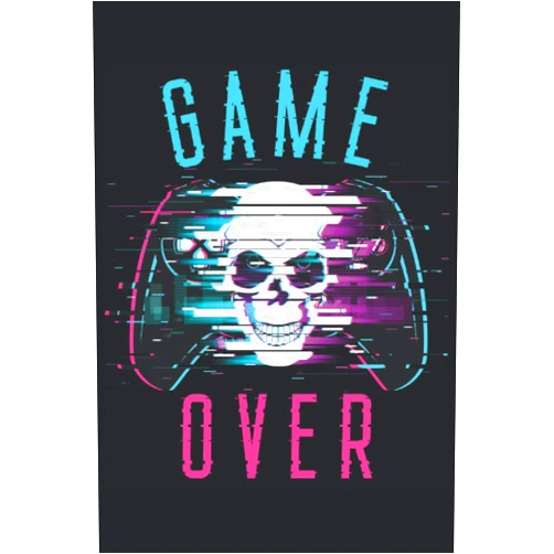 By MonVik Designs (Author) Game Over: Gaming Notebook - 120 lined pages to write thoughts, ideas and impressions |Dina5 |Funny Gamer Glitch Skull Gift Idea for Nerds and Zocker Loving Your PS Console and Controller