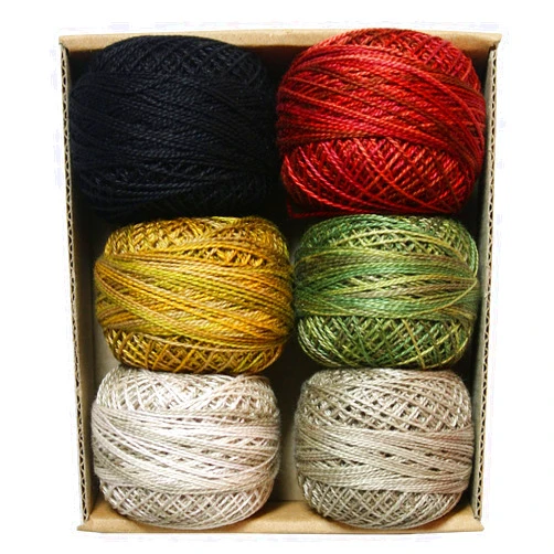Valdani Pearl Cotton Ball Size 12 109yd 6 Colors Berties Year Collection