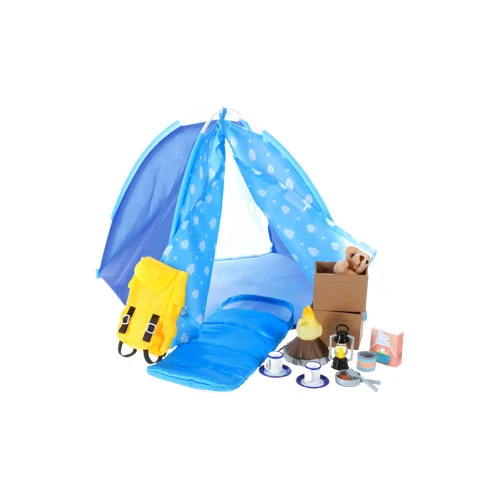 Lottie Dolls Camping Playset | Doll Camping Toys for Girls & Boys | Toy Campfire Doll Camping Accessories | Boy & Girl Camping Toys