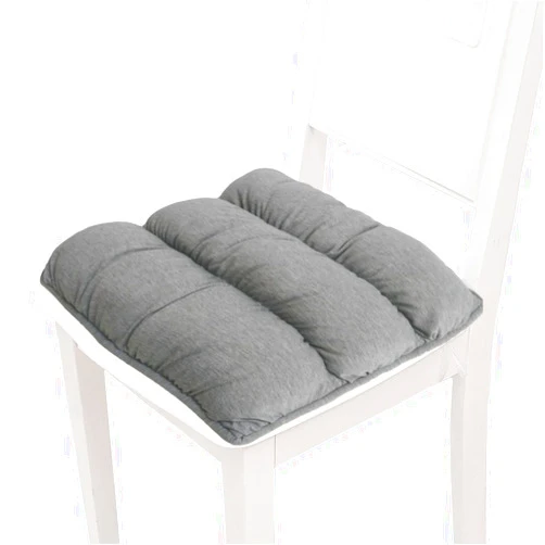 Big Hippo Chair Pads Square Chair Cushion Soft Thicken Seat Pads Cushion Pillow for Office,Home or Car Sitting 17.7