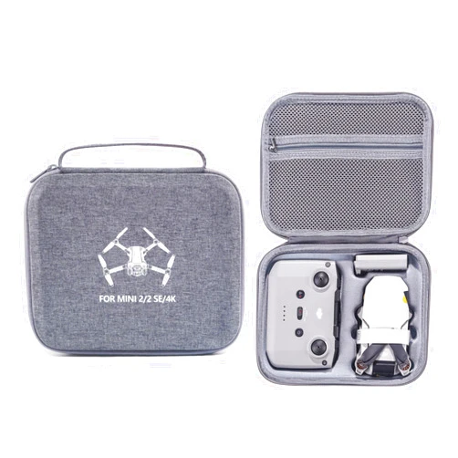 XBERSTAR Mavic Mini 2 Carrying Case for DJI Mavic Mini 2/ Mini 2 SE/Mini 4k Drone Case Hard Shell Storage Bag Mavic Mini 2 Drone Accessories, Gray, Carrying Case