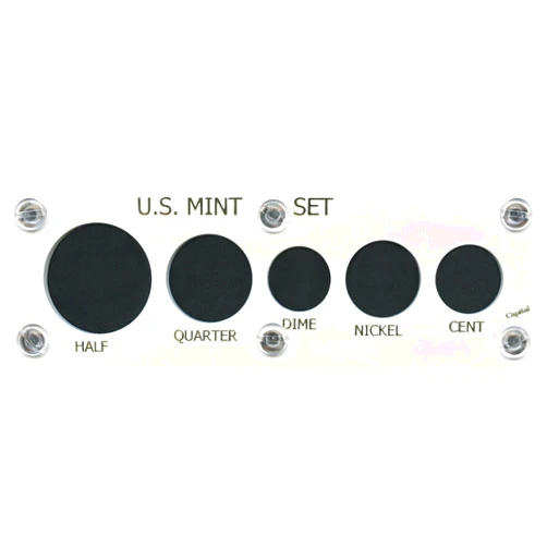Capital Plastics 2x6 Holder - US MINT SET in White