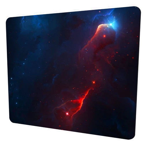 SHALYSONG Space Galaxy Mouse Pad Personalized Design Customized Square Office Rubber Mouse Pad 9.5x7.9 Inch
