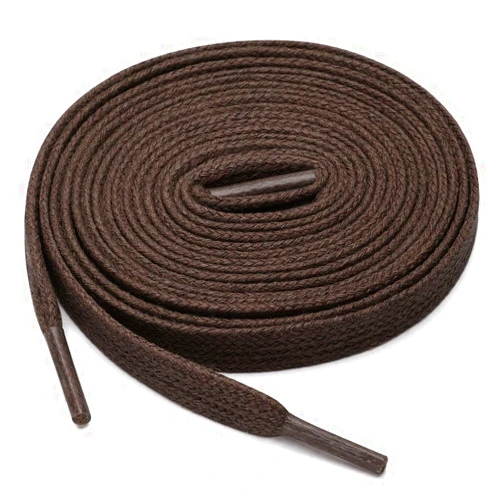 uxcell 2 Pairs Waxed Cotton Leather Boots Casual Shoes Flat Shoelaces for Men Women