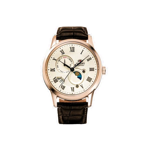 Orient Stainless Steel Japanese Automatic/Hand Winding Watch with Sapphire Crystal Model: RA-AK00