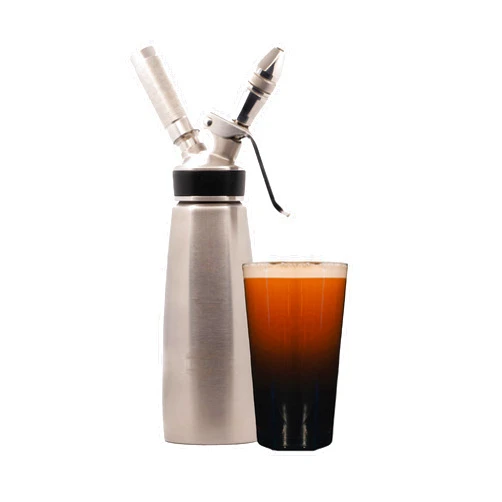 CELESTIAL COFFEE CO. Nitroflow: Nitro Cold Brew Coffee Maker and Infuser for Barista-Quality Nitro Coffee and Creamy Mixed Drinks at Home, Featuring a Durable Stainless Steel Canister and Nitro Tip