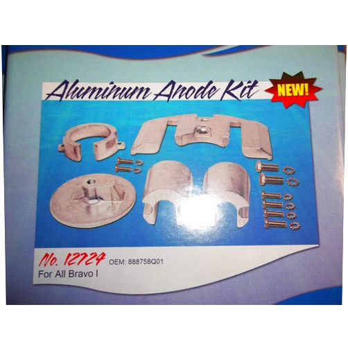 RPS-GLM 12724 Mercruiser Bravo I 1 outdrive Anode Kit Set Aluminum Salt Water zinc Replaces 888758Q01