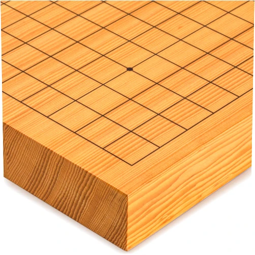 Yellow Mountain Imports Shin Kaya 1.6-Inch Reversible 19x19 / 13x13 Go Game Board (Goban)