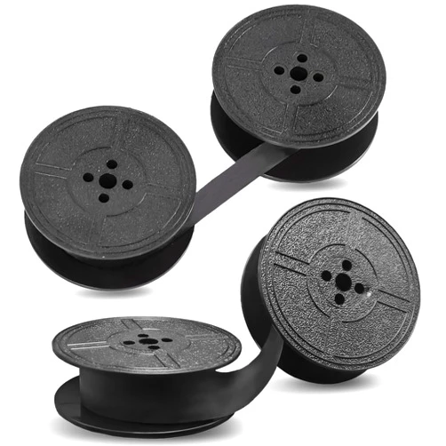 Smrtcol 2 Pairs Universal Typewriter Ribbon Twin Spool Vintage Typewriters Ribbon Replacement Compatible with Most Typewriter