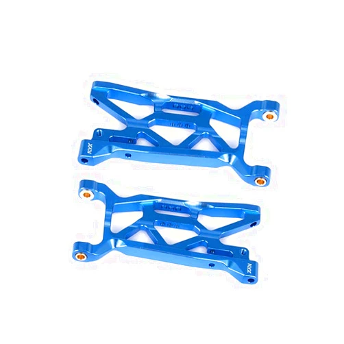 KYX Racing CNC Machined Aluminum Front Suspension Arms Upgrades Parts Accessories for 1/10 RC Crawler Car LOSI Lasernut U4 4WD