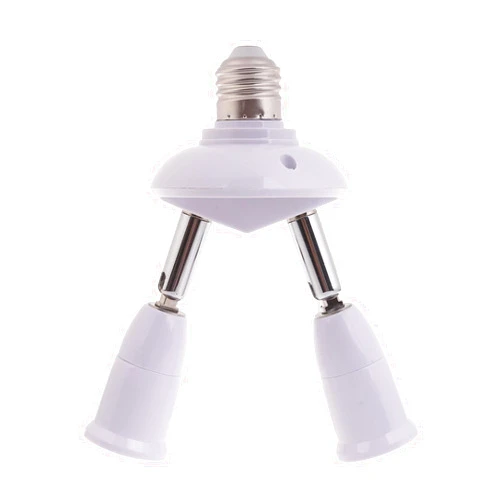 JzcsdkSIL 2/3/4/5-in-1 E27 to E27 Light Base Stand Lamp Bulb Socket Splitter Adapter Adjustable Lamp Socket Extender 100-240V E27 to E27 Bulb Holder