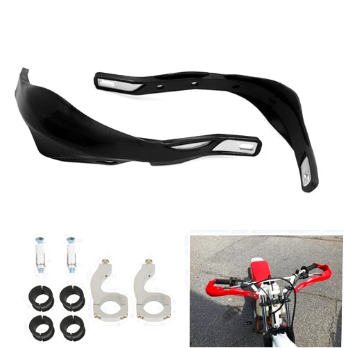COBIKE Universal Motorcycles Handguards Handlebar Hand Brush Guards Handle Protector Windshield Crash Protector Replacement for Honda Motocross Yamaha Suzuki Kawasaki Dual Sport Dirt Bike ATV MX