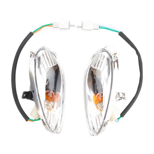 GOOFIT Turn Signal Light Replacement for GY6 50cc Chinese Scooter Moped White