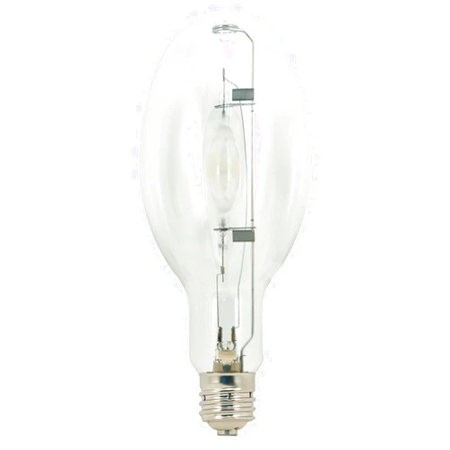 Satco S5841 4200K 320-Watt Clear Pulse Start Universal Mount Mogul Base ED28 Metal Halide Lamp