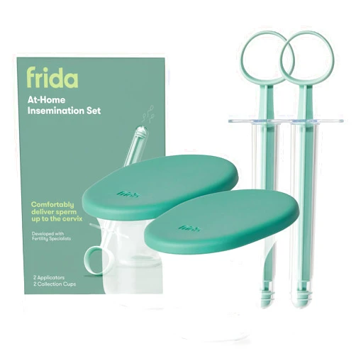 Frida Fertility at-Home Insemination Kit, Developed with Specialists for Conception Support, Easy DIY Insemination for Minimal Sperm Waste & Family Planning, 2 Applicators & 2 Collection Cups
