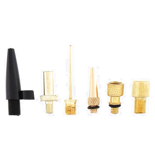FINLIX Valve 6pcs/Set Pump Adaptor Kit Valve Connectors Football Airbed for Bicycle Tyres Most Inflatable Ball Accessories