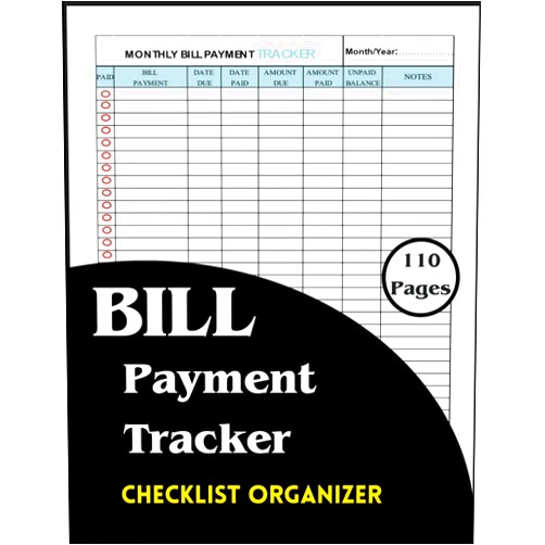 By Pusat Abi (Author), Abi Pusat (Author) Simple Classy Monthly Bill Payment Checklist Organizer: Bill Planner Notebook | Expense and Bill | Tracker Keeper Log Book for Budgeting Financial | ... and Budget Management 110 Pages, Size 8,5x11