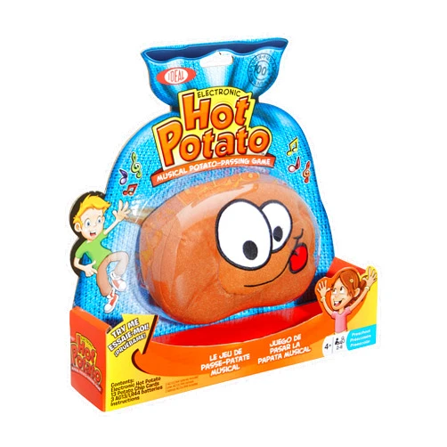ALEX Toys Ideal Hot Potato Electronic Musical Passing Kids Party Game, Don’t Get Caught With the Spud When the Music Stops! Ages 4+, 2-6 Players, Brown