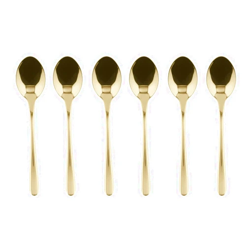 Sambonet - Confezione Regalo 6 Cucchiaini Moka Taste Pvd Champagne
