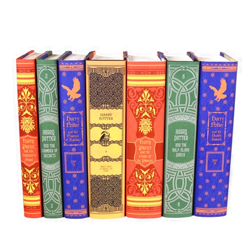 Juniper Books Harry Potter Boxed Set: House Mashup Edition | 7-Volume Hardcover Book Set with Custom Designed Dust Jackets published by Scholastic | J.K. Rowling | Includes All 7 Harry Potter Books