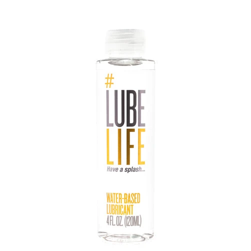 Lube Life Water-Based Personal Lubricant, Lube for Men, Women & Couples, Non-Staining, 4 Fl Oz