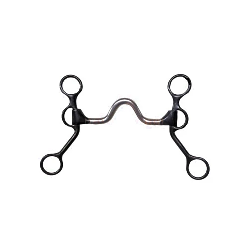 Dutton Bits The Bit Makers Dutton Bits Medium Port Short Shank with Copper Inlay Equine Bit