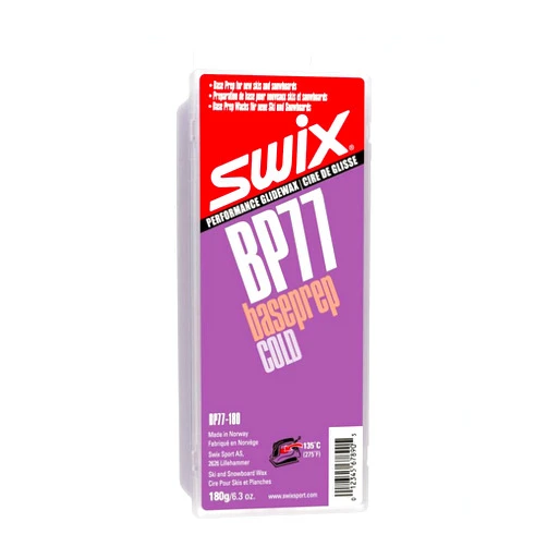 Swix Base Prep 77 Wax: 180 gram Package