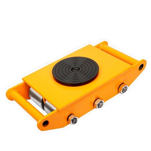 XCFDP Machine Skates, 8T Machinery Skate Dolly, 17600lbs Machinery Moving Skate, Machinery Mover Skate with 360° Rotation Cap, Heavy Duty Machine Dolly Skate for Industrial Moving Equipment,1pc