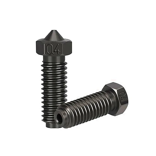 Rirsoasy 2 Pack Hardened Steel Nozzles, High Temperature Resistance nozzles for Anycubic Kobra 2/Kobra 2 Neo/Kobra 2 Pro/Kobra 2 Plus/Kobra 2 Max (0.4mm)