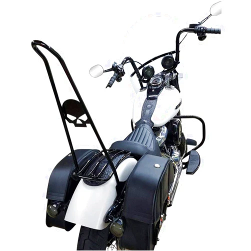 Motherwell MWL-219-MB 7in. Solo Luggage Rack - Matte Black