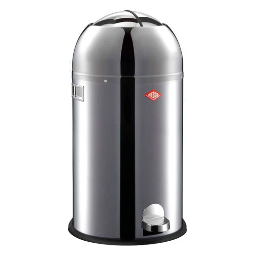 WESCO Kickmaster 180 634-41 Pedal Bin Stainless Steel