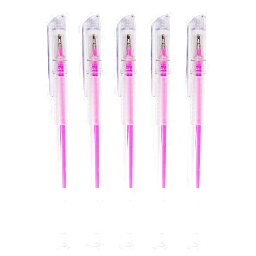 Jiawu Skin Marker, 10 Pcs Microblading Marker Pen, Piercing Positioning Pen Tool, Eyebrow Permanent Makeup Position Mark Tools, Body Art Supply Tool for Eyebrow Lips Skin ()