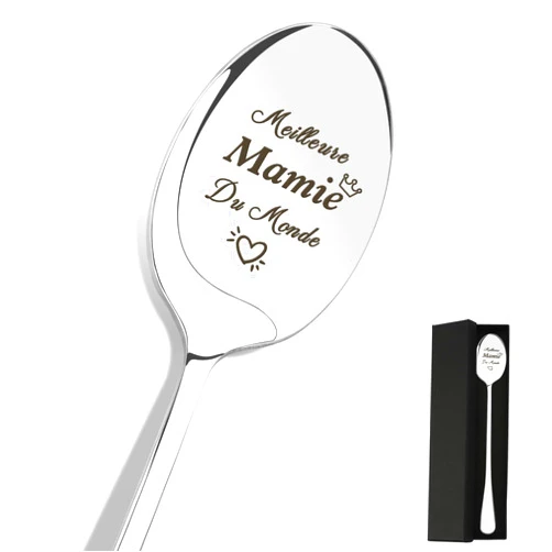 Cadeau Pour Mamie,Cadeaux Mamie,Cadeau D’Anniversaire Pour Grand-Mère,Cadeau Mamy,Cadeau De Grand-Mère,Cadeau Fete Des Grand Mere,Cadeau Pour Mamie Noel,Cuillere Mamie,Cadeau Fete Des Meres