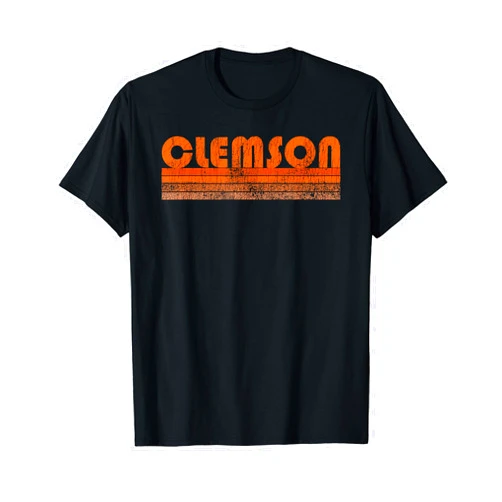 Retro Clemson SC Shirts Vintage Retro Clemson SC Souvenir T-Shirt
