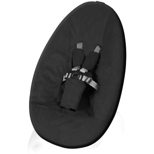 Greuame Baby Swing Cover - Compatible with 4moms MamaRoo 5 Launched 2022 - Soft & Breathable Fabric, Machine Washable, Perfect for Baby & Newborn (Cover Only) Black